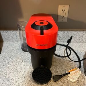 Nespresso Vertuo Pop Red and Black